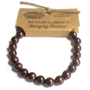 Bracelet de Puissance - Grenat Sanguine Grenat Sanguine : Apporte de la Passion