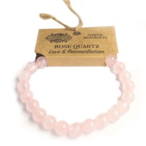 Bracelet de Puissance Quartz Rose : Amour et Réconciliation