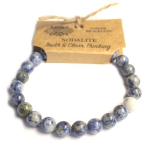 Boutique Bracelet de Puissance Sodalite Vérité et Pensées