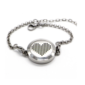 Bracelet d'Aromathérapie Cœur Pixel